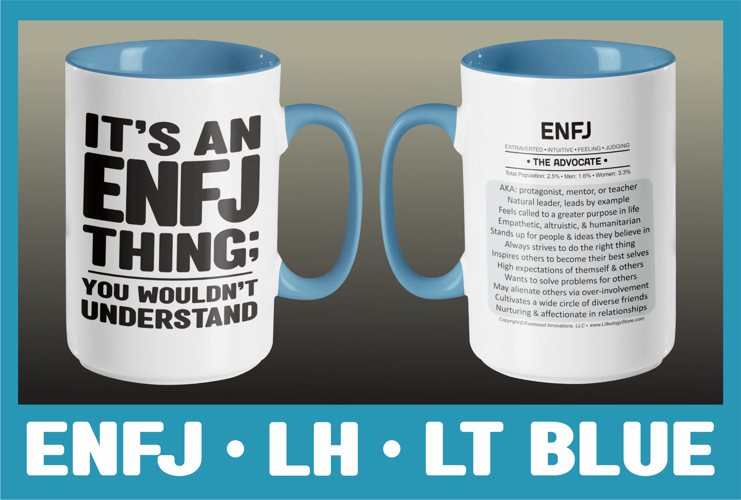 Typology Mug • ENFJ • LH