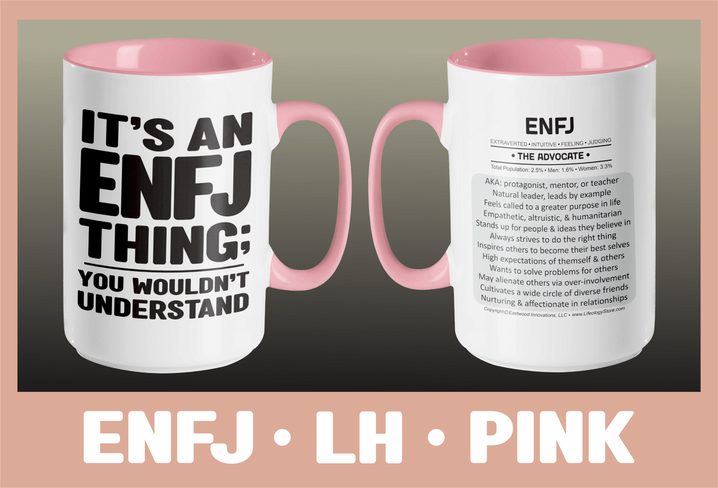 Typology Mug • ENFJ • LH