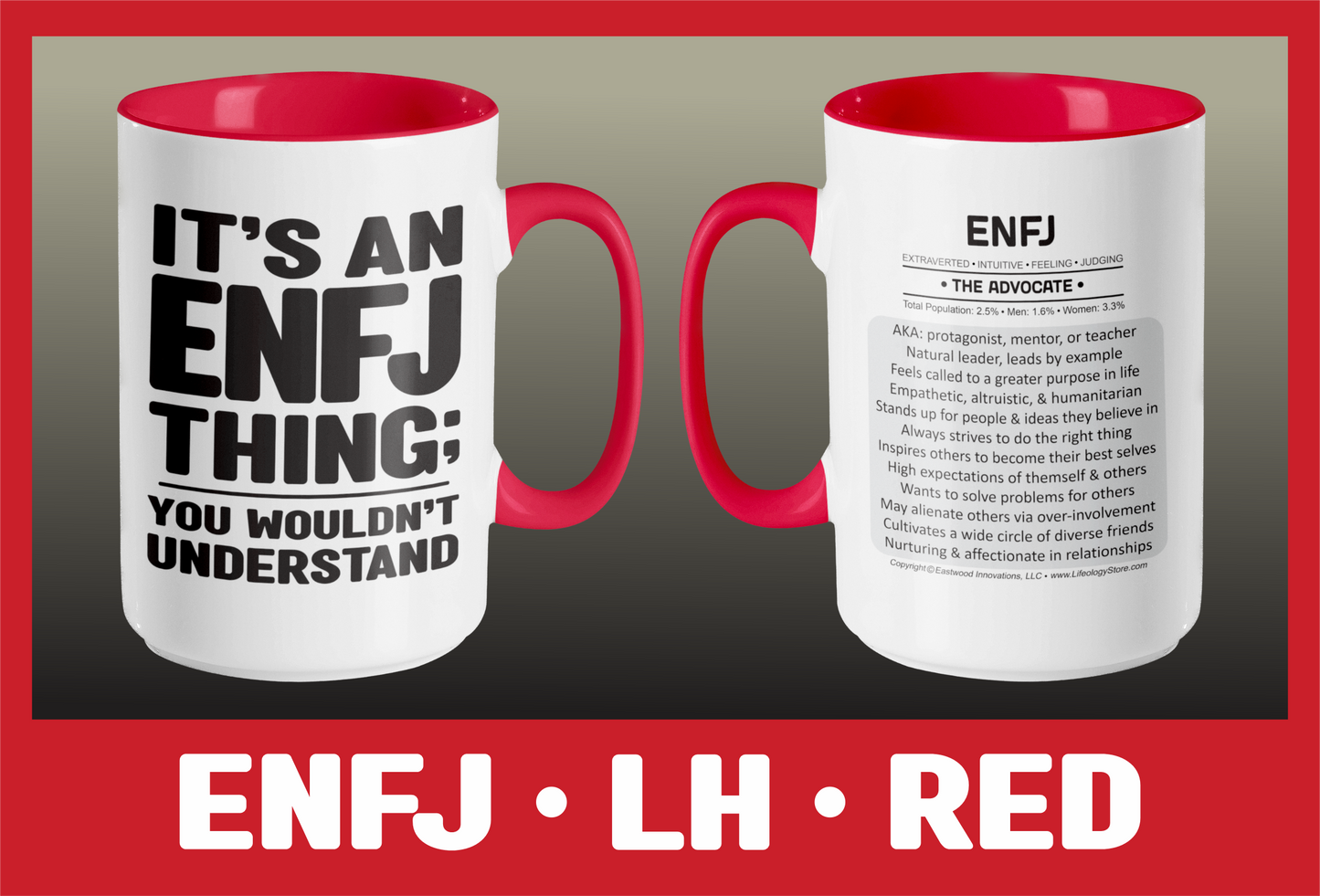 Typology Mug • ENFJ • LH