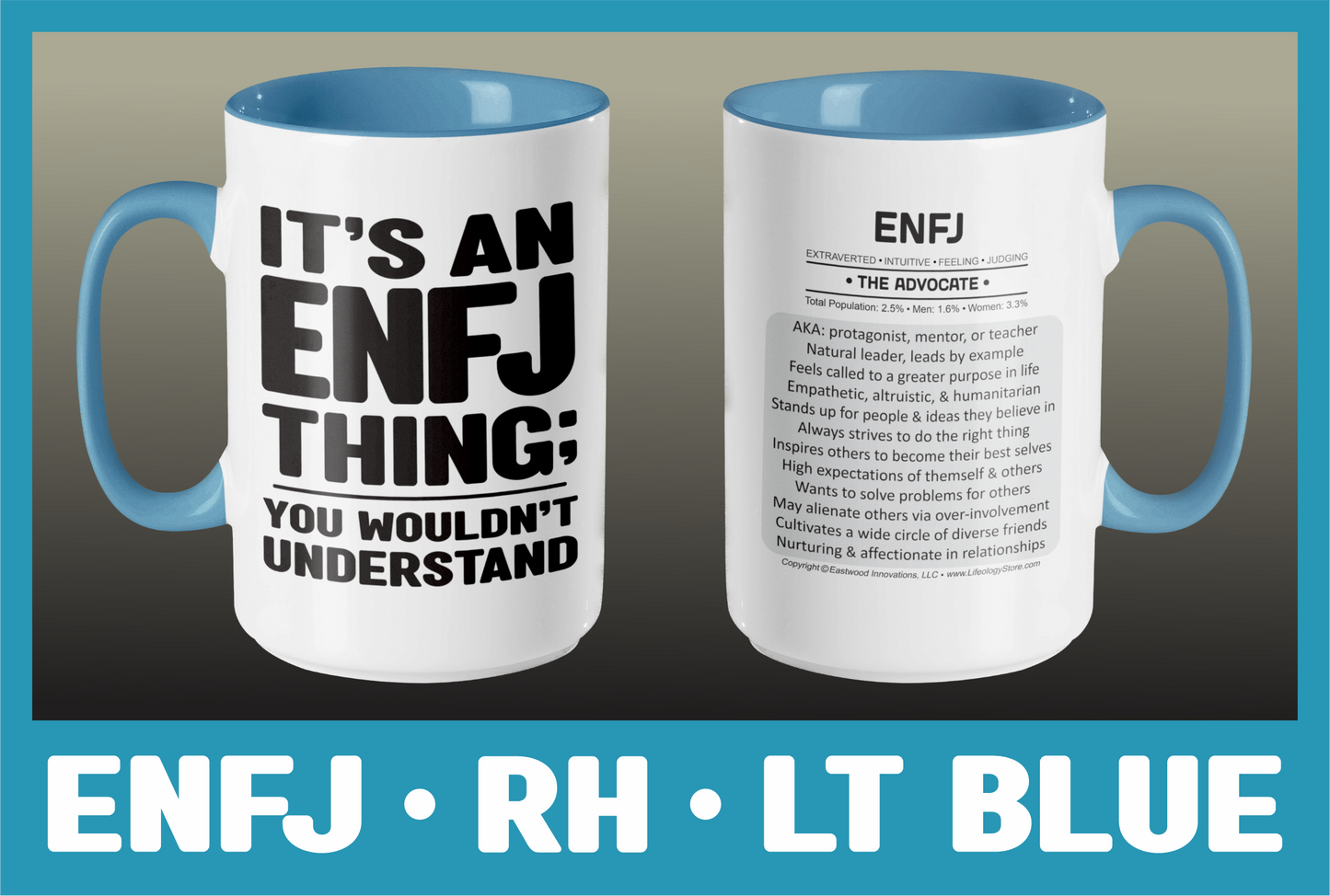 Typology Mug • ENFJ • RH