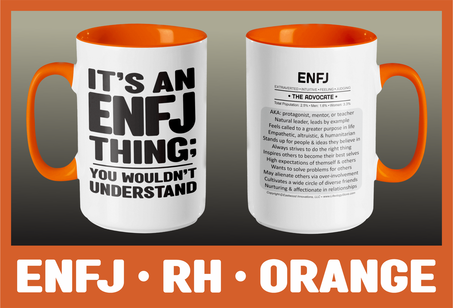 Typology Mug • ENFJ • RH