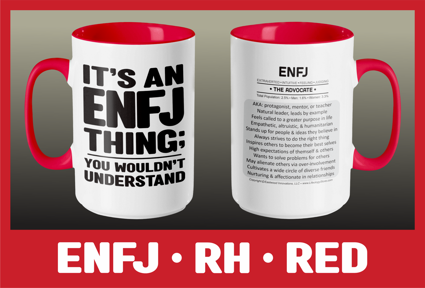 Typology Mug • ENFJ • RH