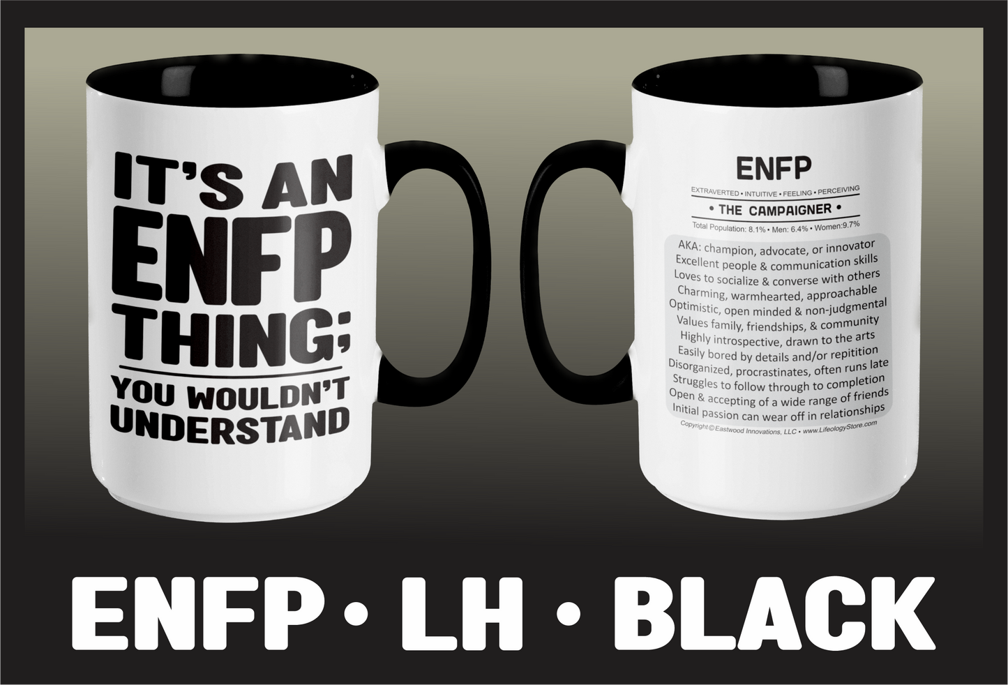 Typology Mug • ENFP • LH