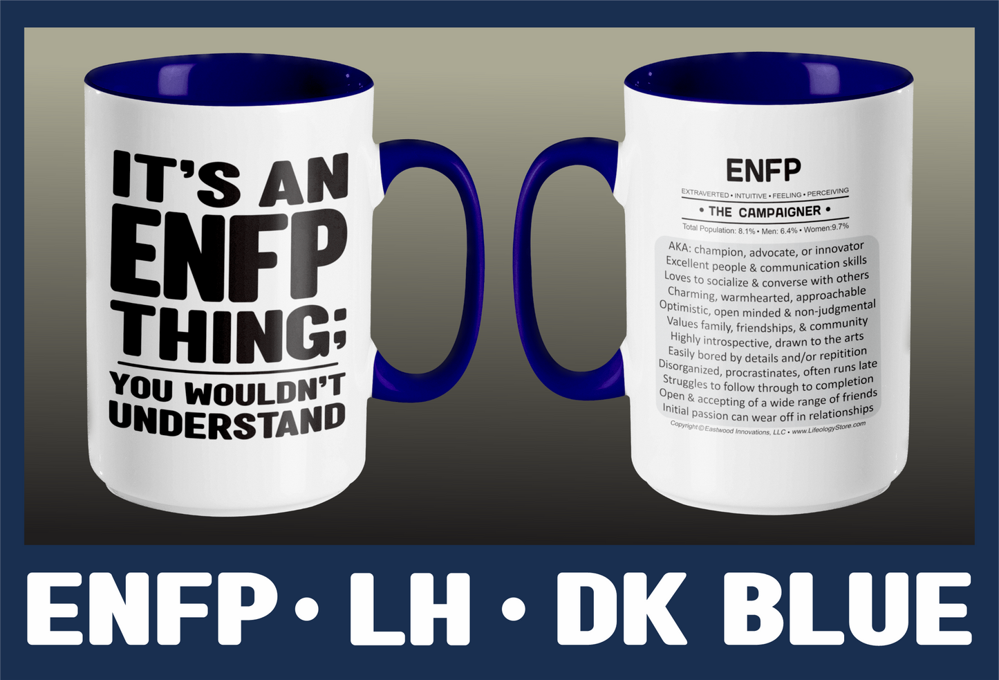 Typology Mug • ENFP • LH