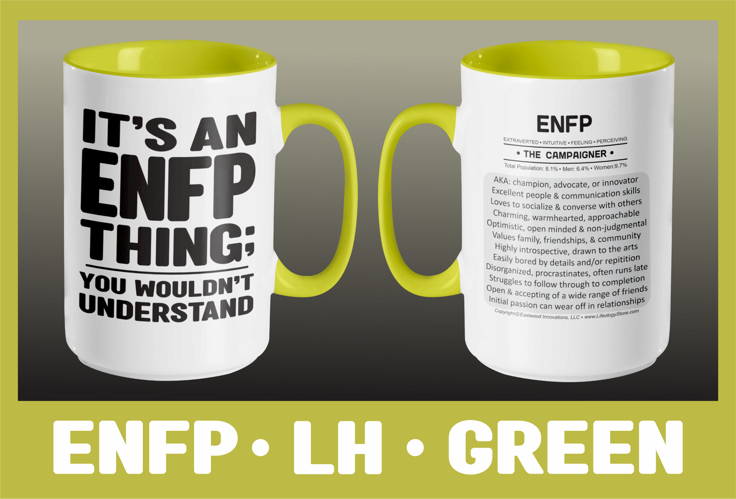 Typology Mug • ENFP • LH