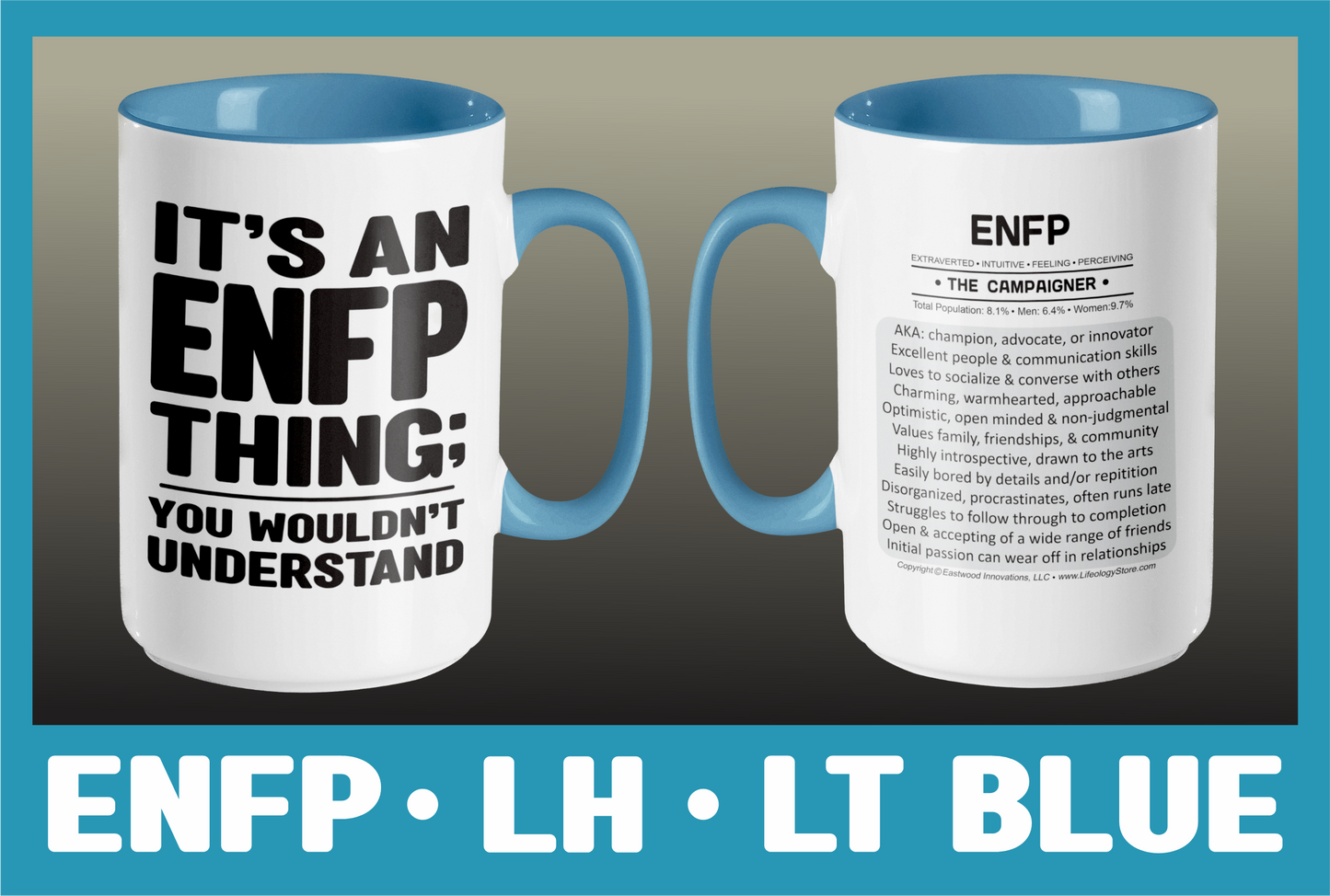 Typology Mug • ENFP • LH