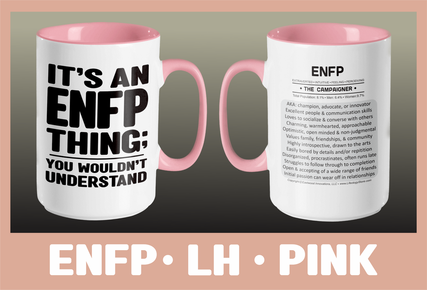 Typology Mug • ENFP • LH