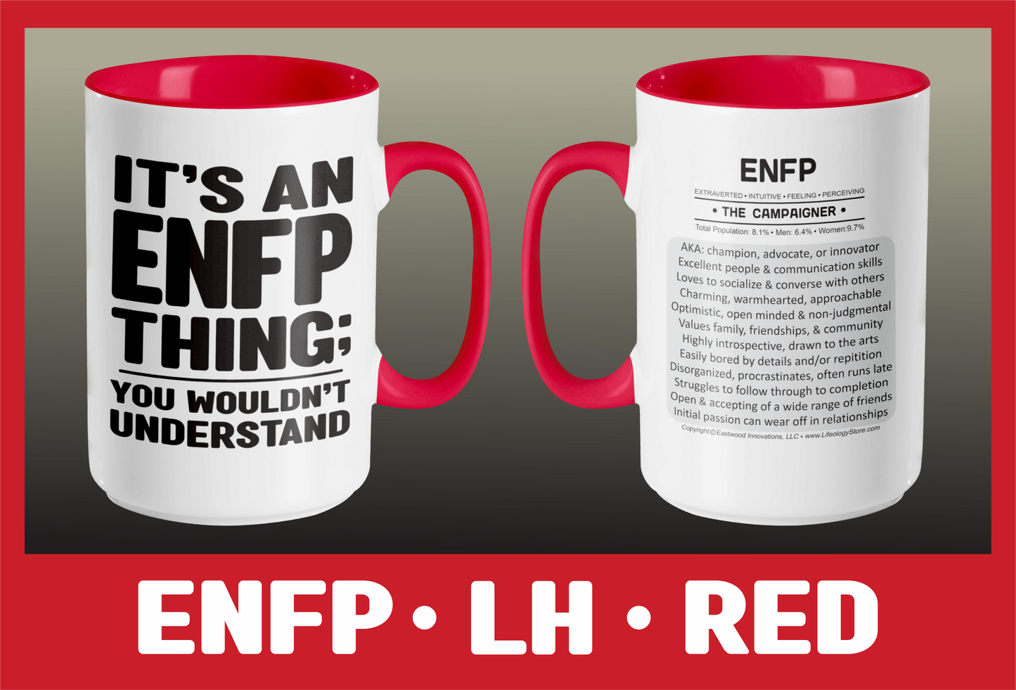 Typology Mug • ENFP • LH