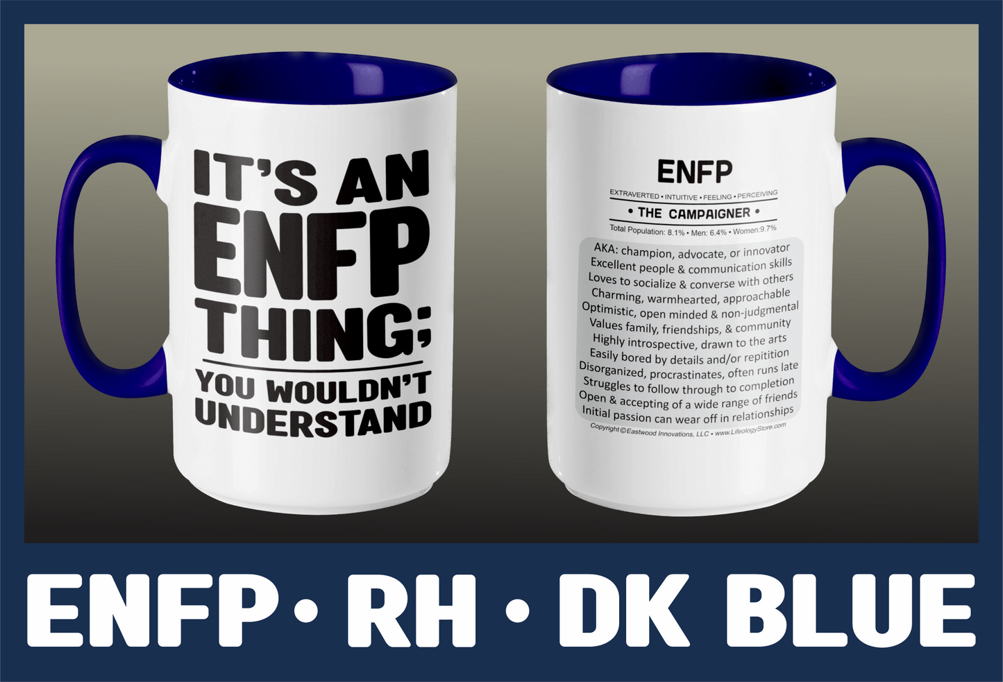 Typology Mug • ENFP • RH