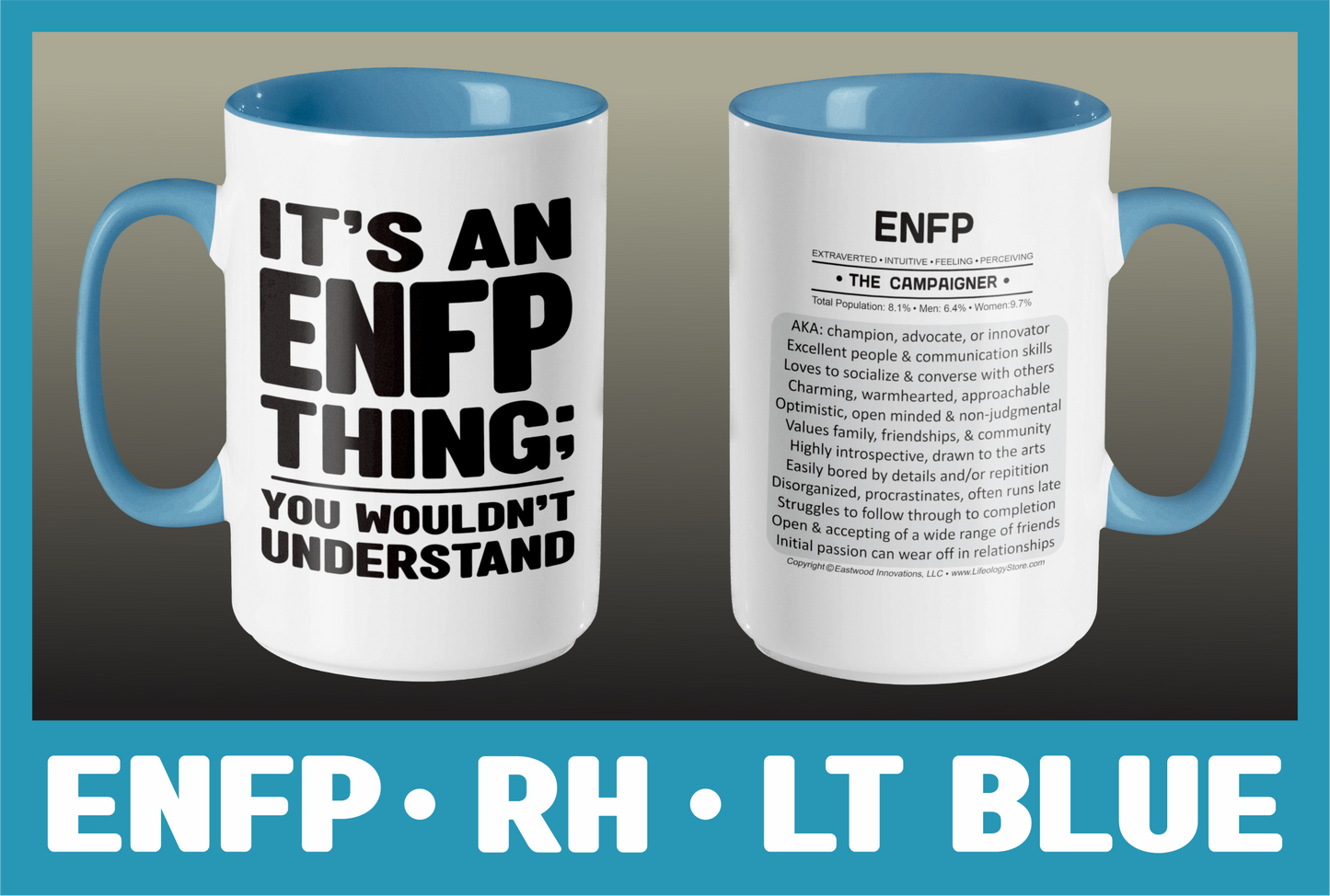 Typology Mug • ENFP • RH