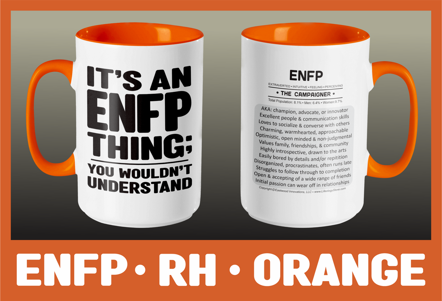 Typology Mug • ENFP • RH