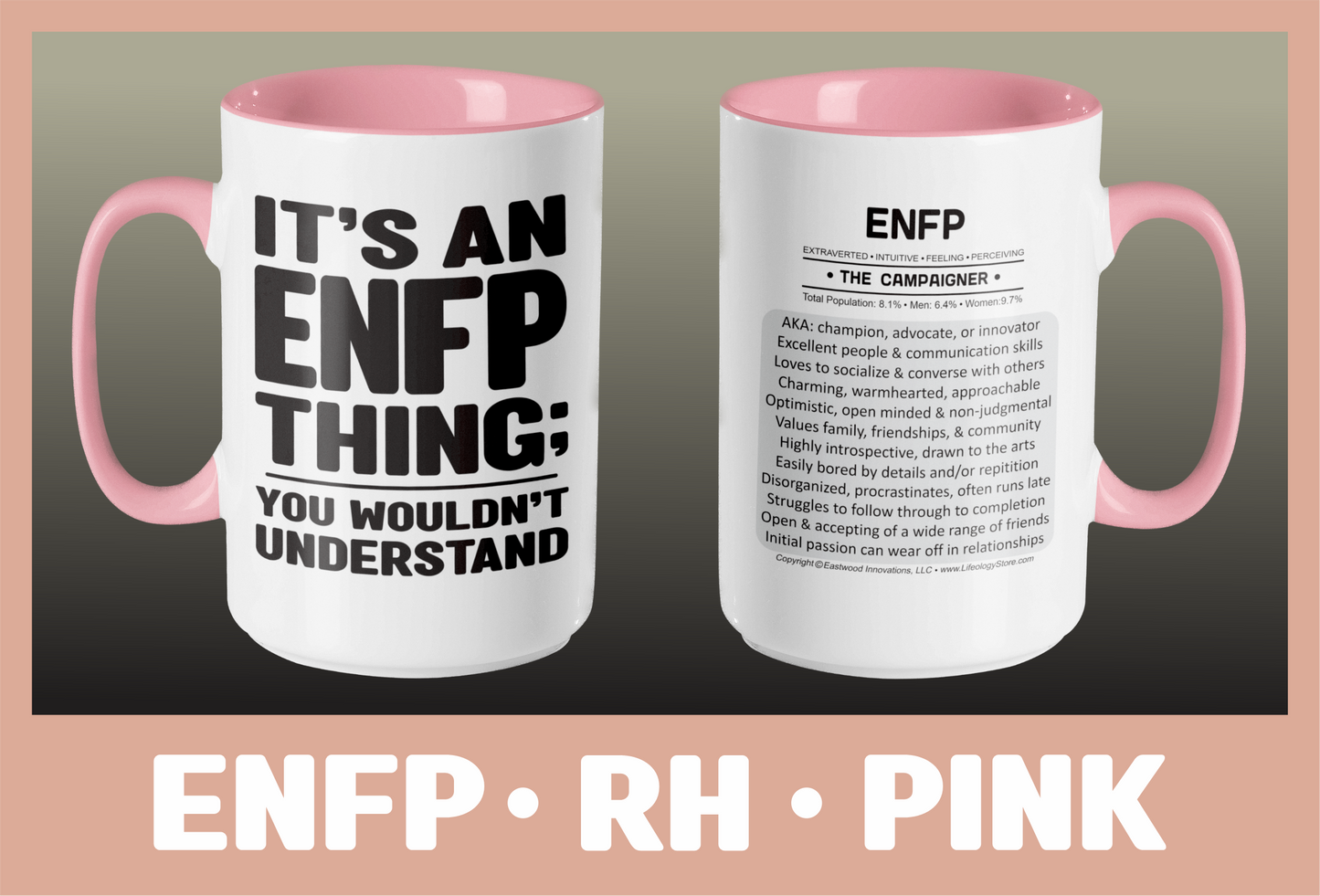 Typology Mug • ENFP • RH