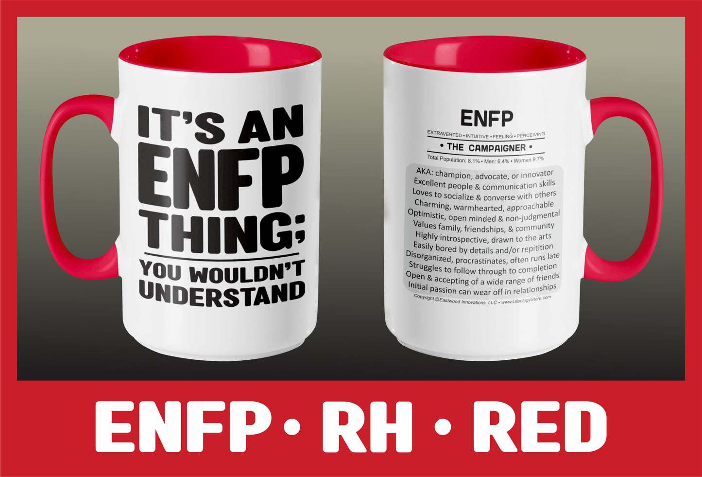 Typology Mug • ENFP • RH