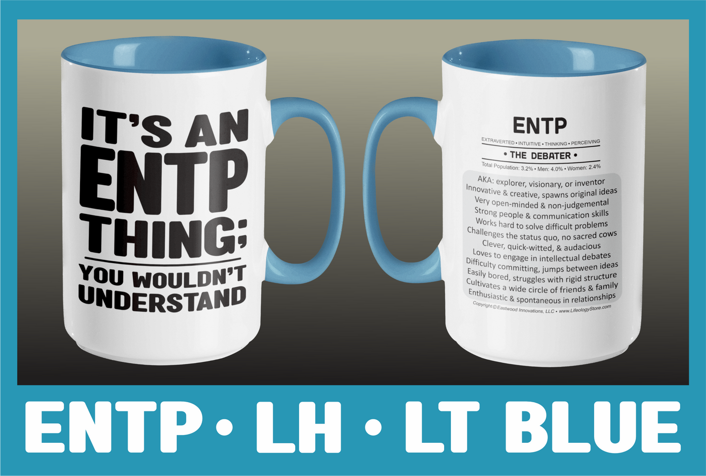 Typology Mug • ENTP • LH