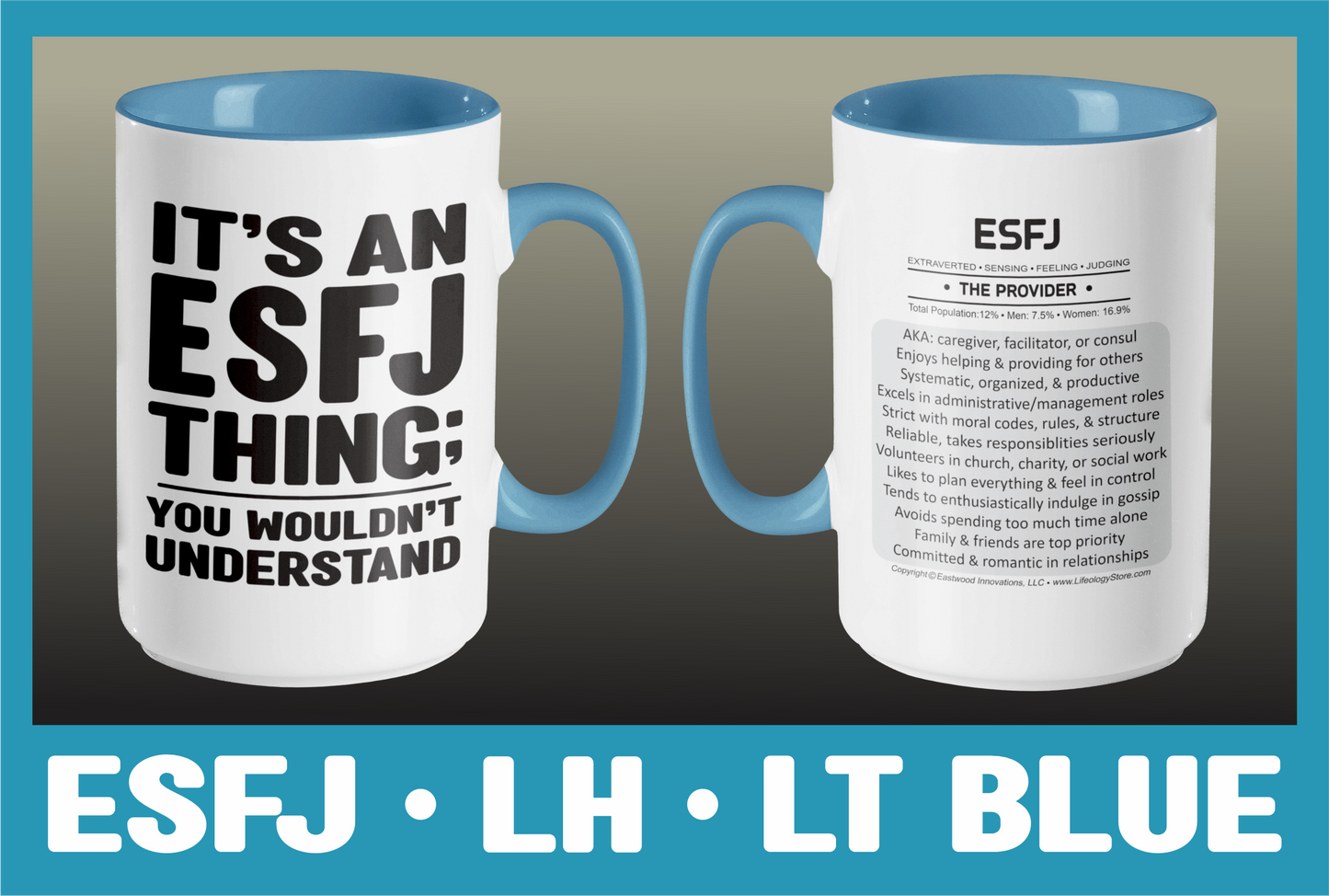 Typology Mug • ESFJ • LH