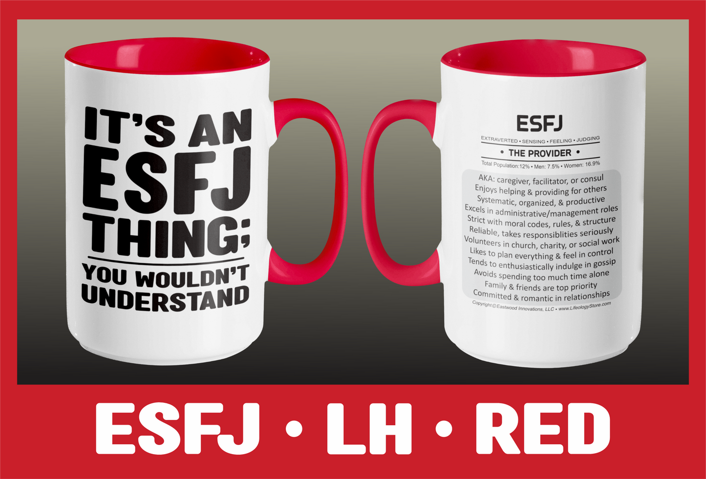 Typology Mug • ESFJ • LH