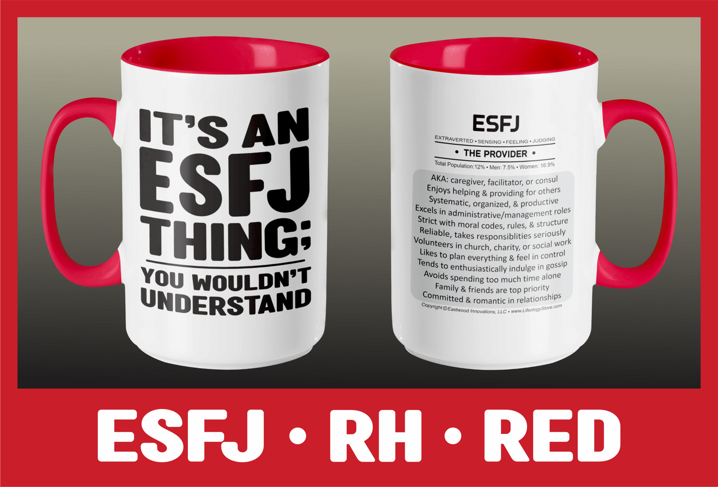 Typology Mug • ESFJ • RH