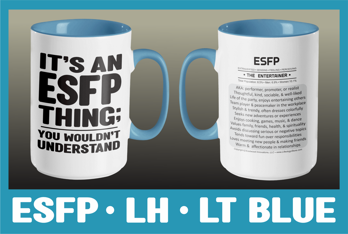 Typology Mug • ESFP • LH