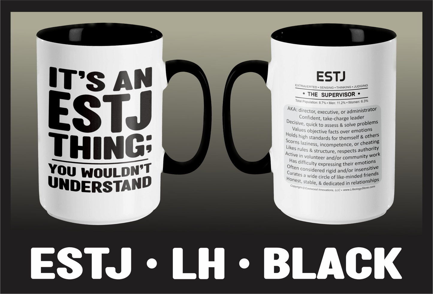 Typology Mug • ESTJ • LH