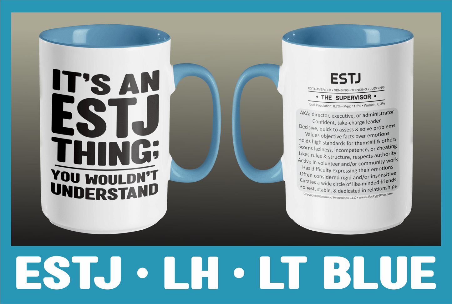 Typology Mug • ESTJ • LH