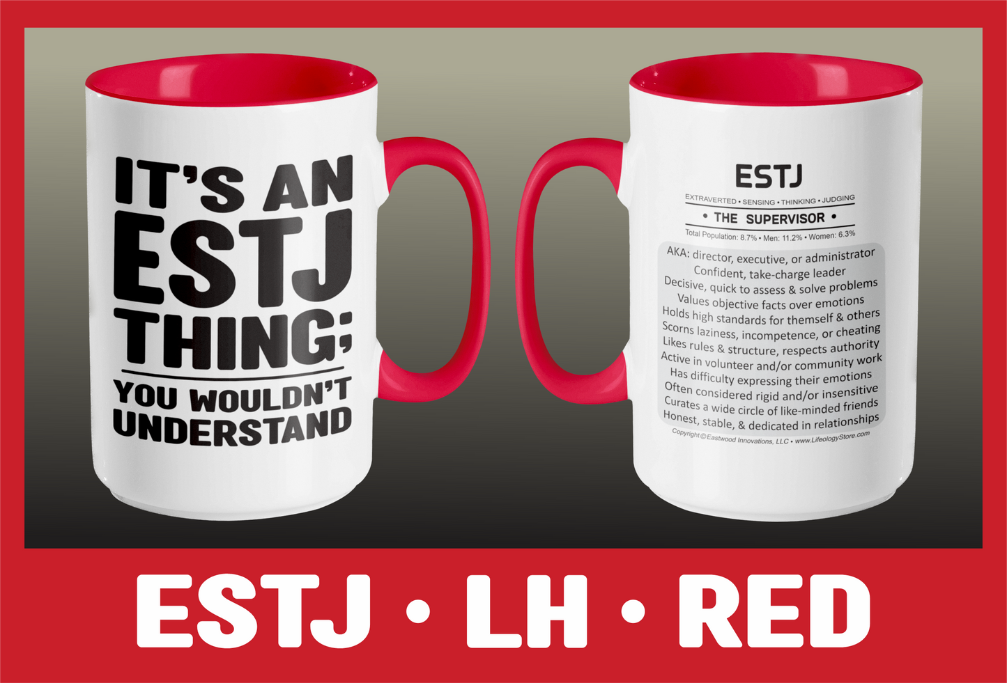 Typology Mug • ESTJ • LH