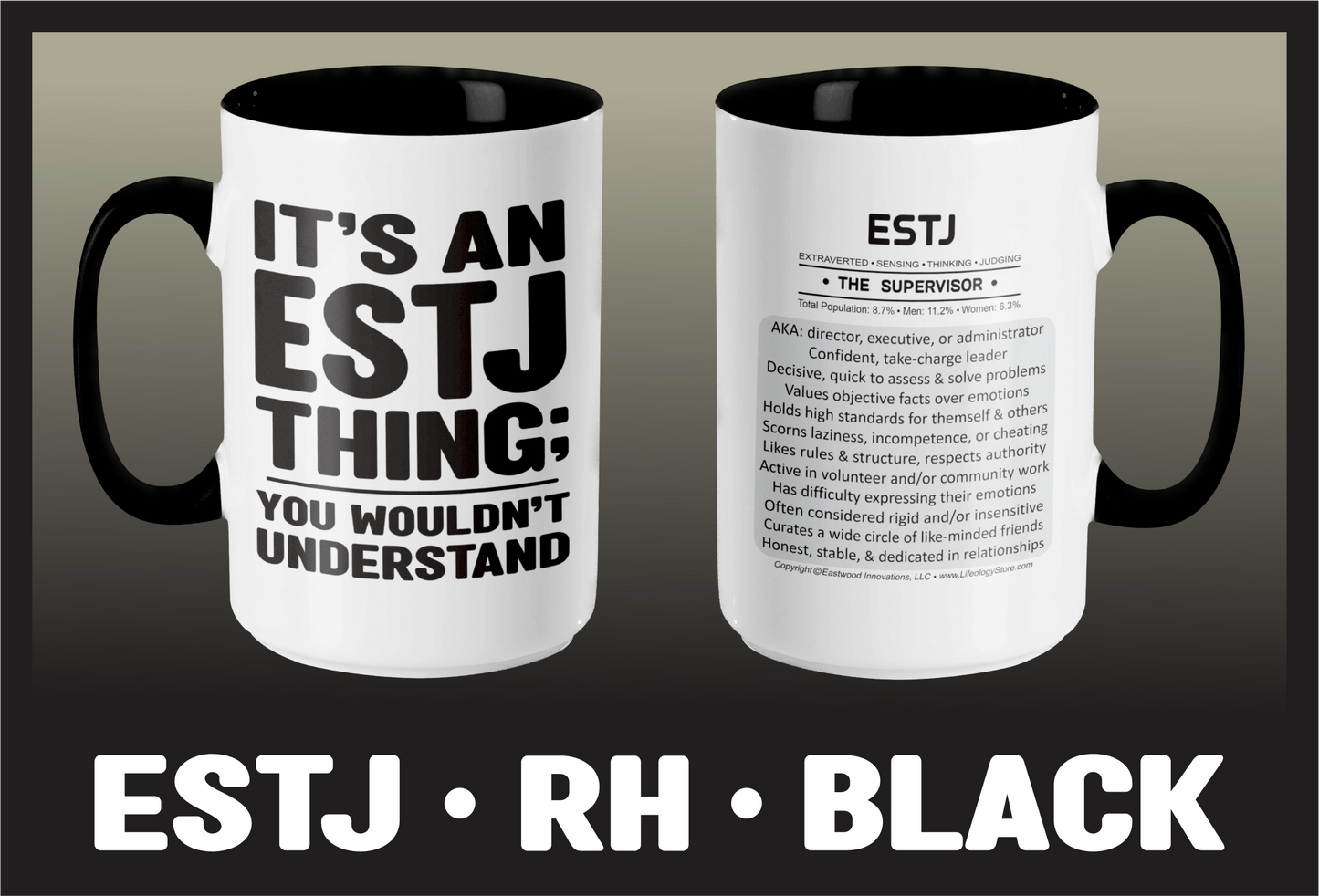 Typology Mug • ESTJ • RH