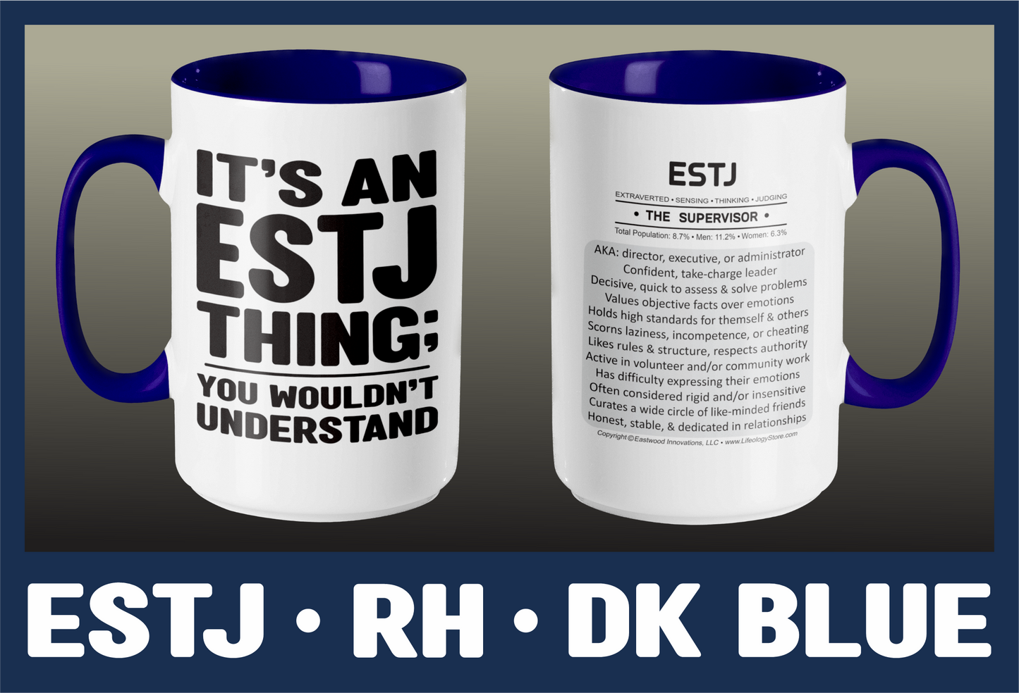 Typology Mug • ESTJ • RH