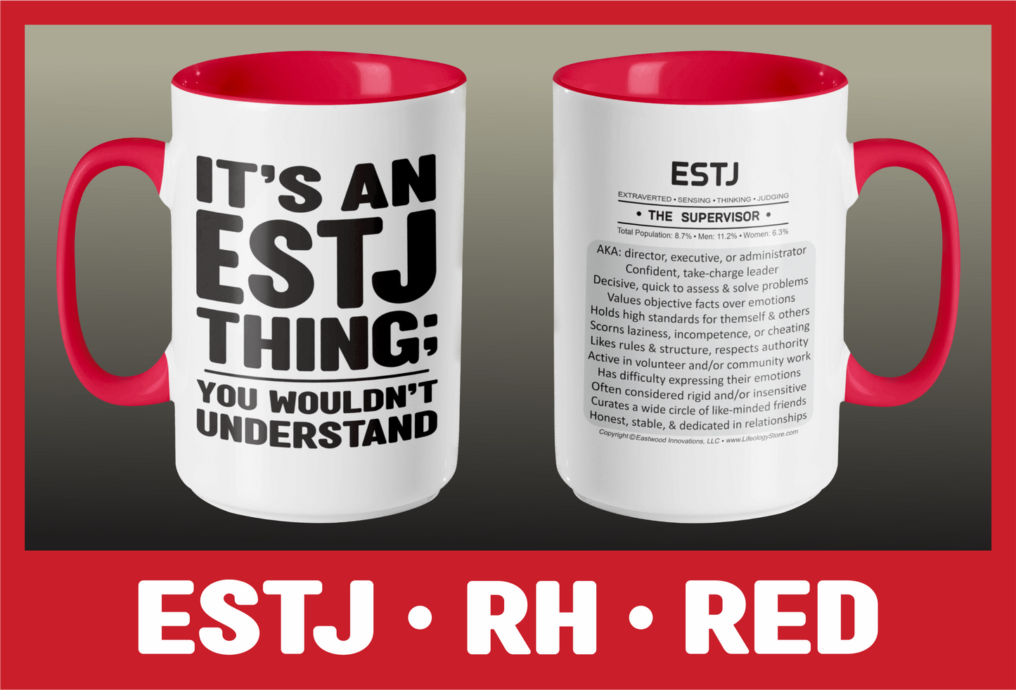 Typology Mug • ESTJ • RH