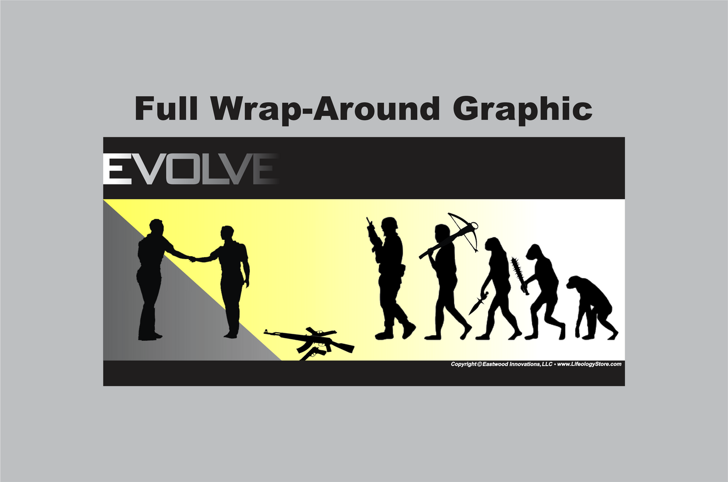 EVOLVE Mug W/Yellow Fade • RH • Black