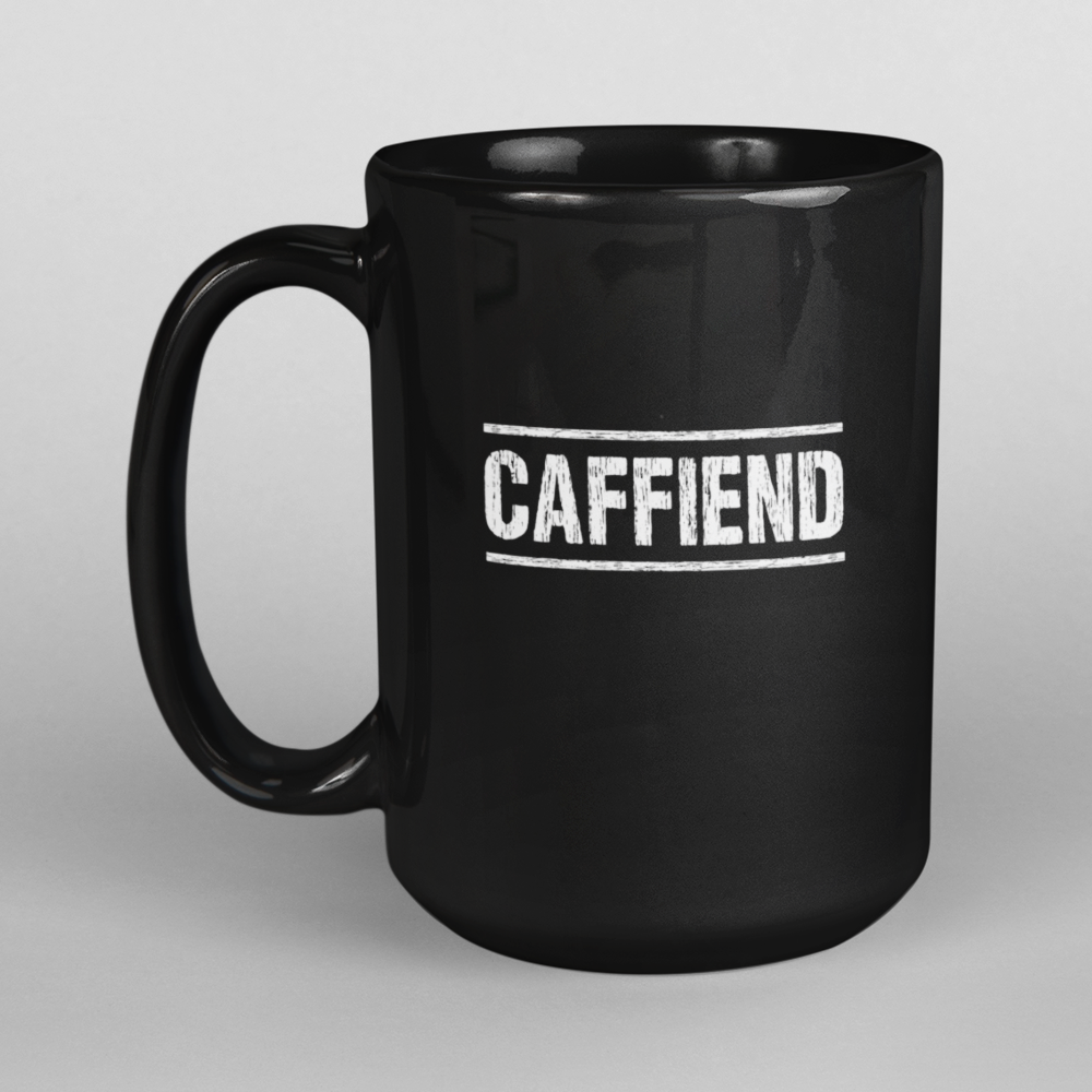 Caffiend Mug • RH • Black