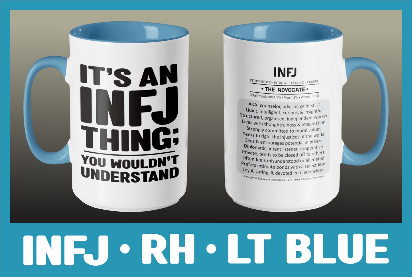 Typology Mug • INFJ • RH