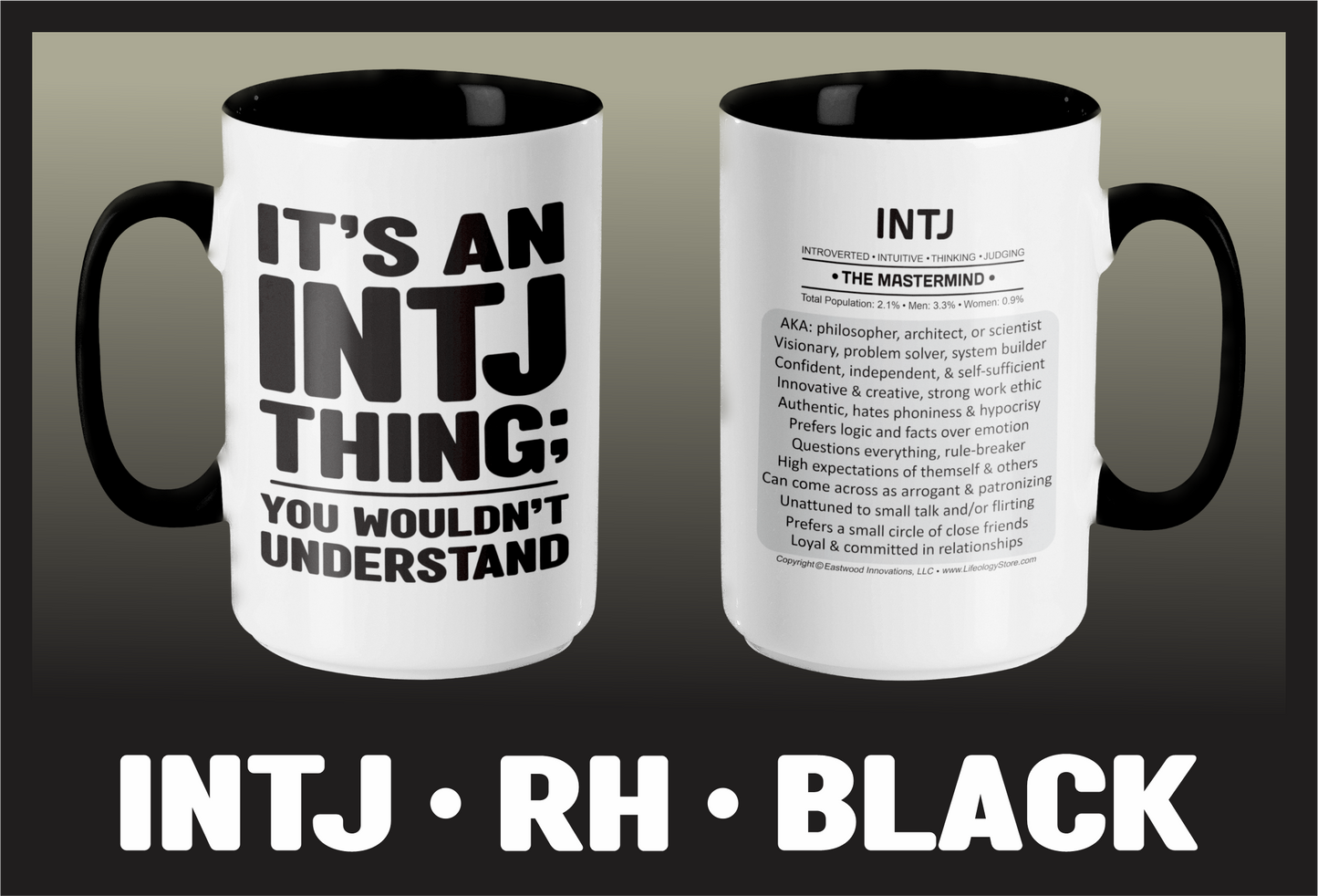 Typology Mug • INTJ • RH