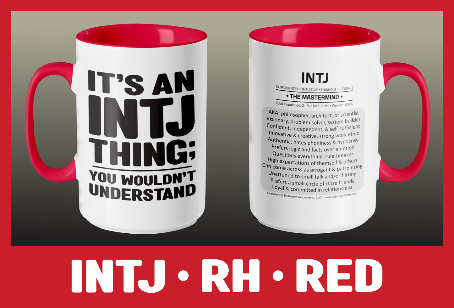 Typology Mug • INTJ • RH