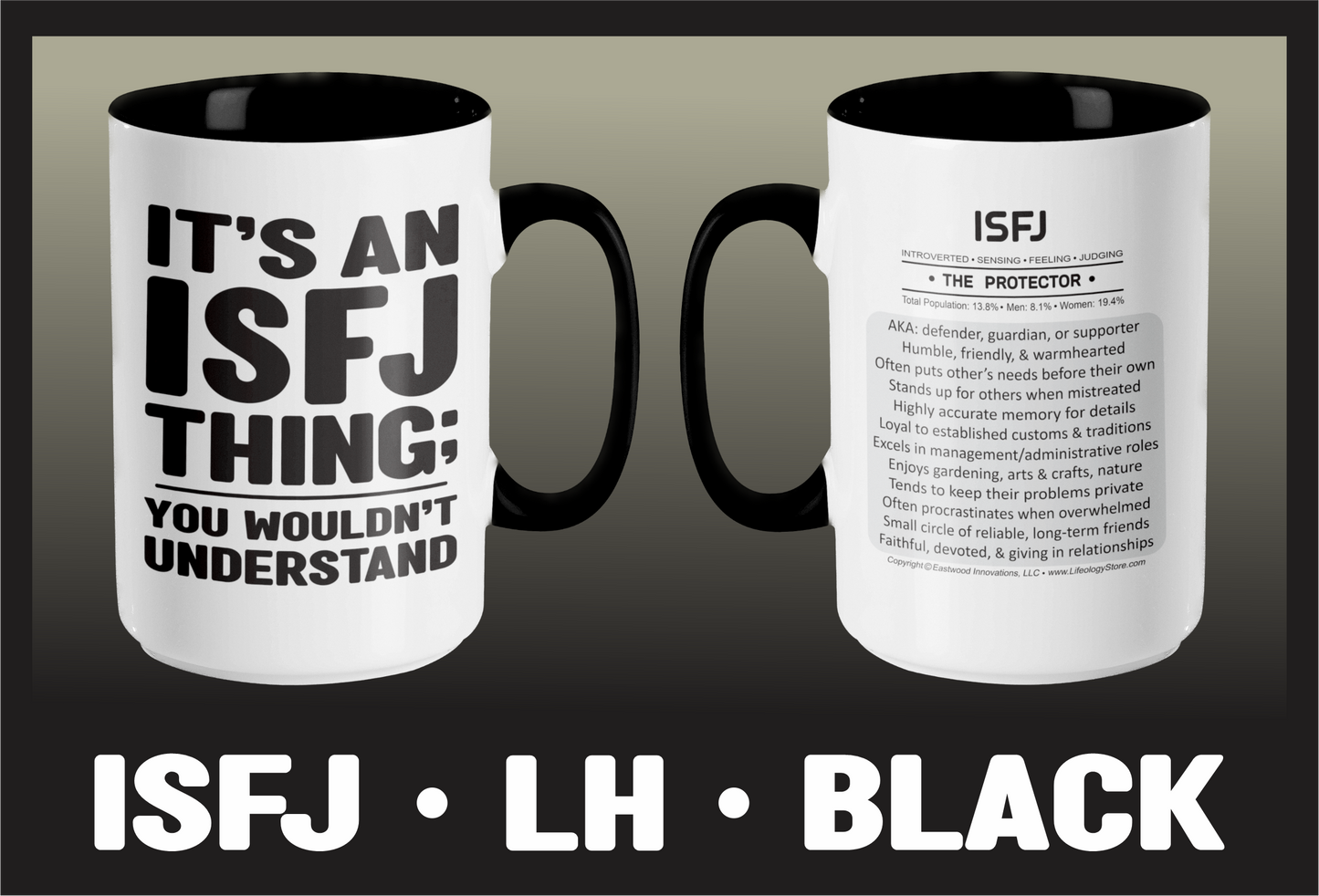 Typology Mug • ISFJ • LH