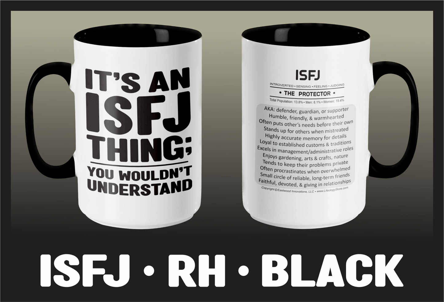 Typology Mug • ISFJ • RH