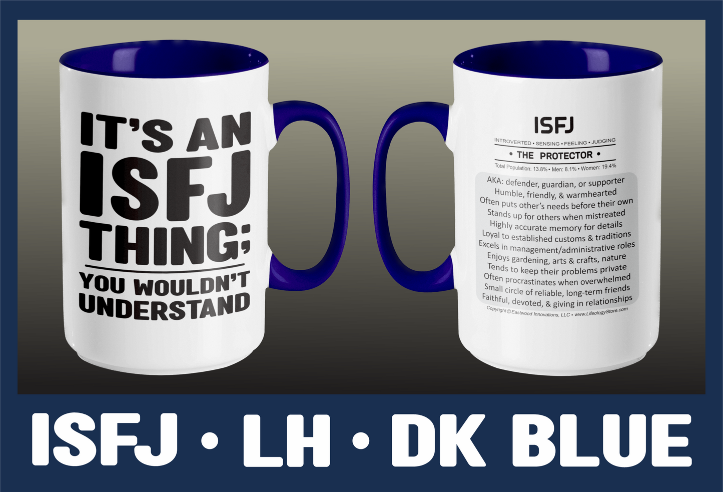 Typology Mug • ISFJ • LH