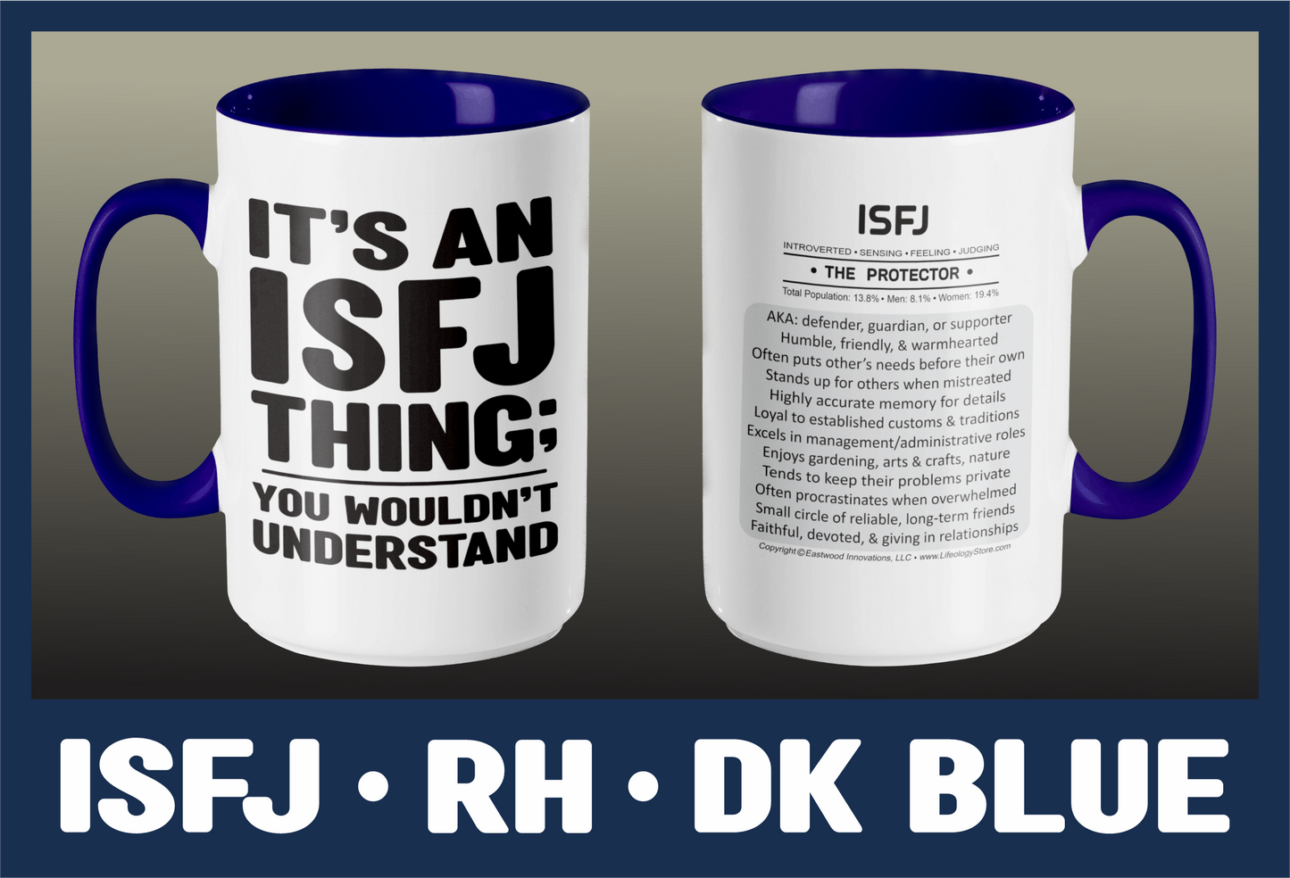 Typology Mug • ISFJ • RH