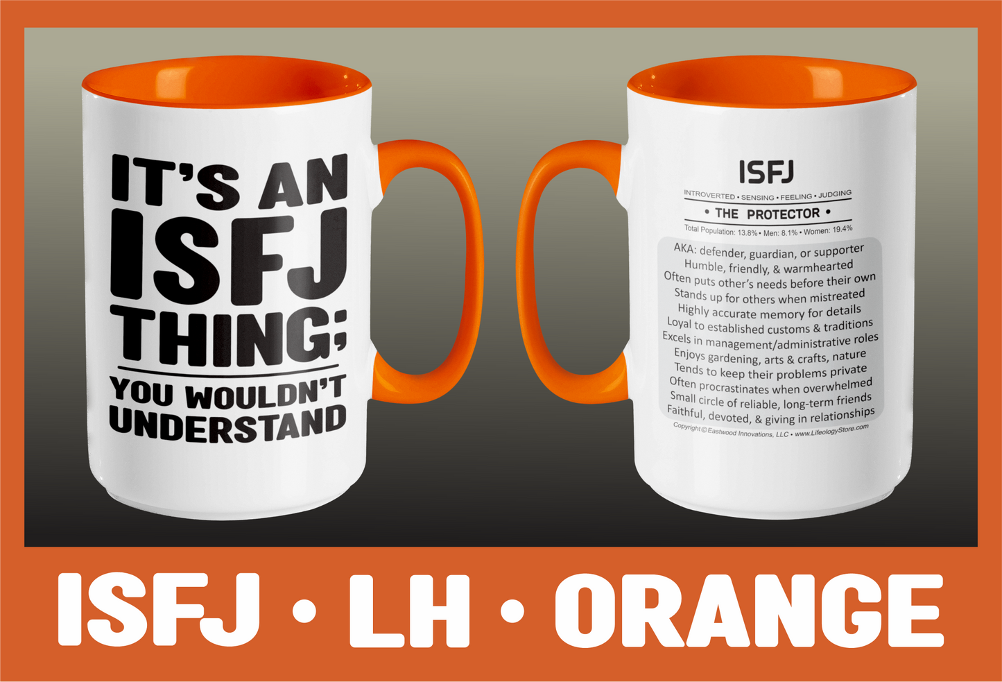 Typology Mug • ISFJ • LH