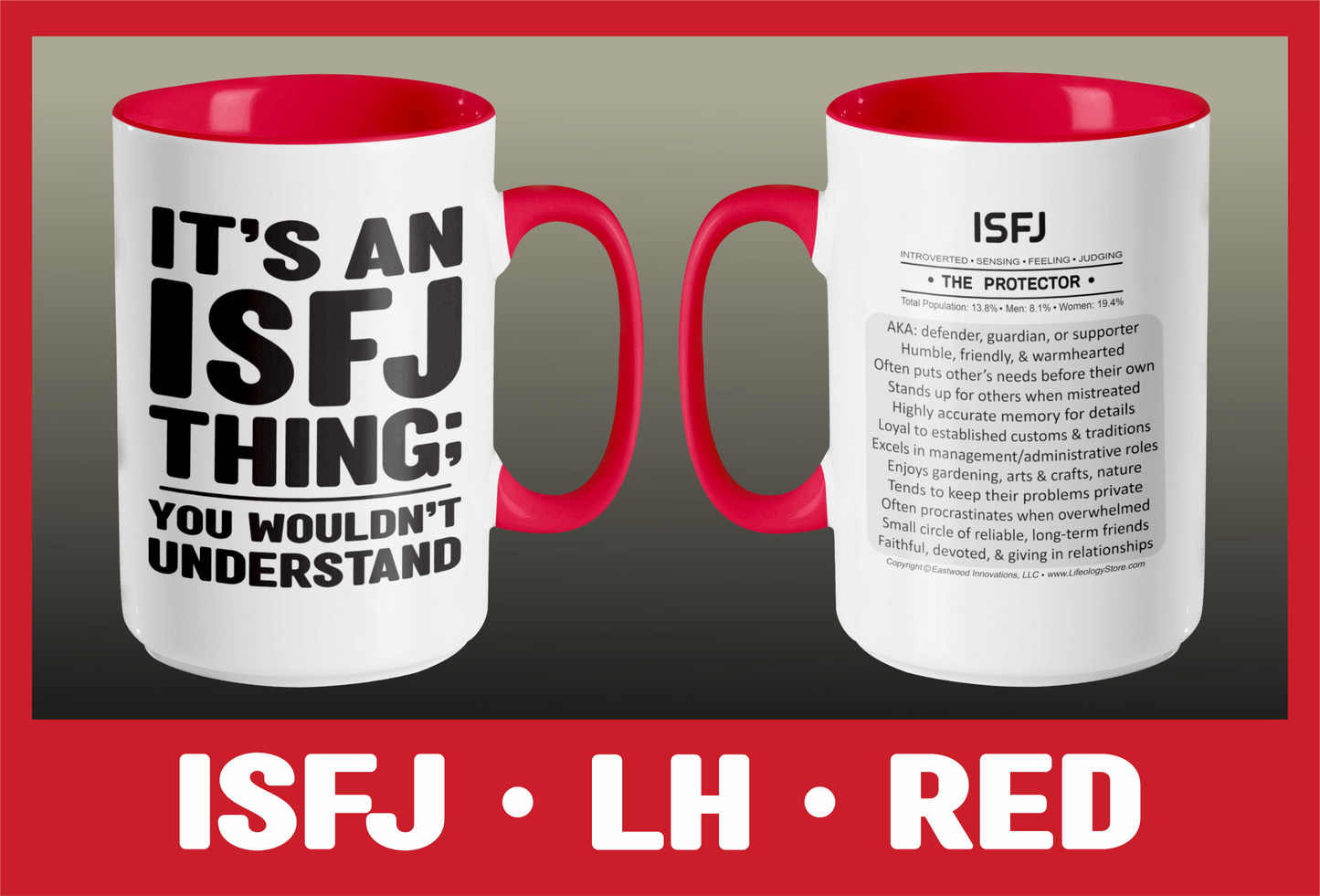 Typology Mug • ISFJ • LH