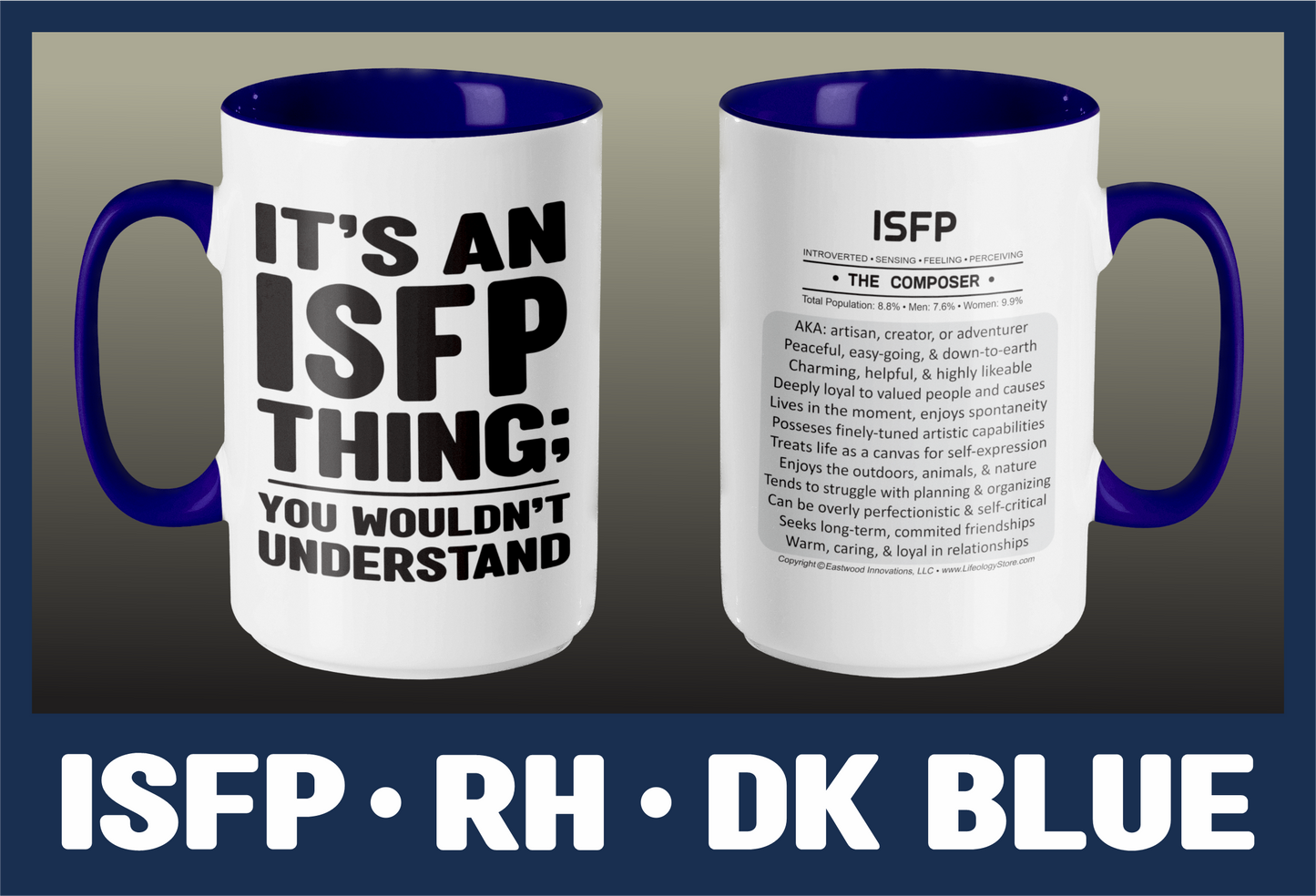 Typology Mug • ISFP • RH