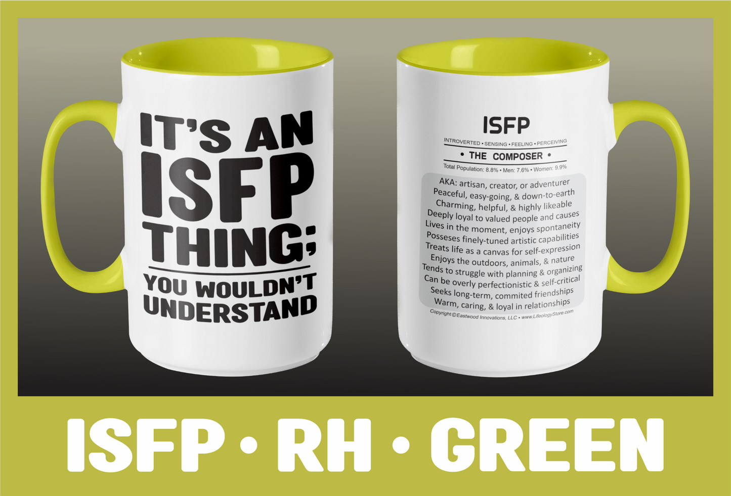 Typology Mug • ISFP • RH