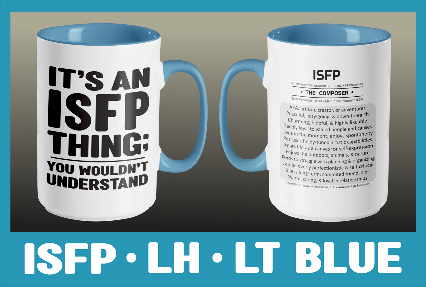 Typology Mug • ISFP • LH