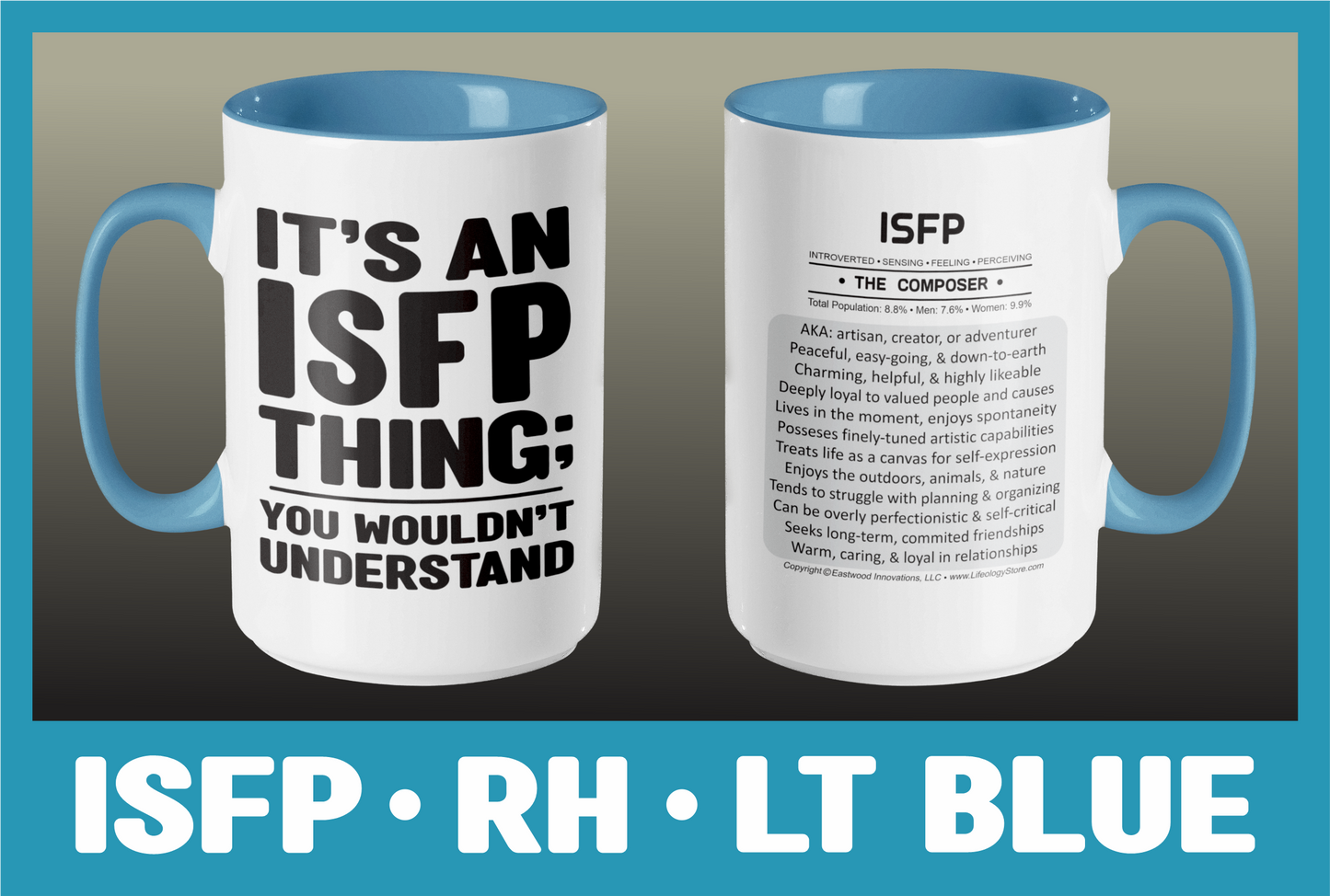 Typology Mug • ISFP • RH