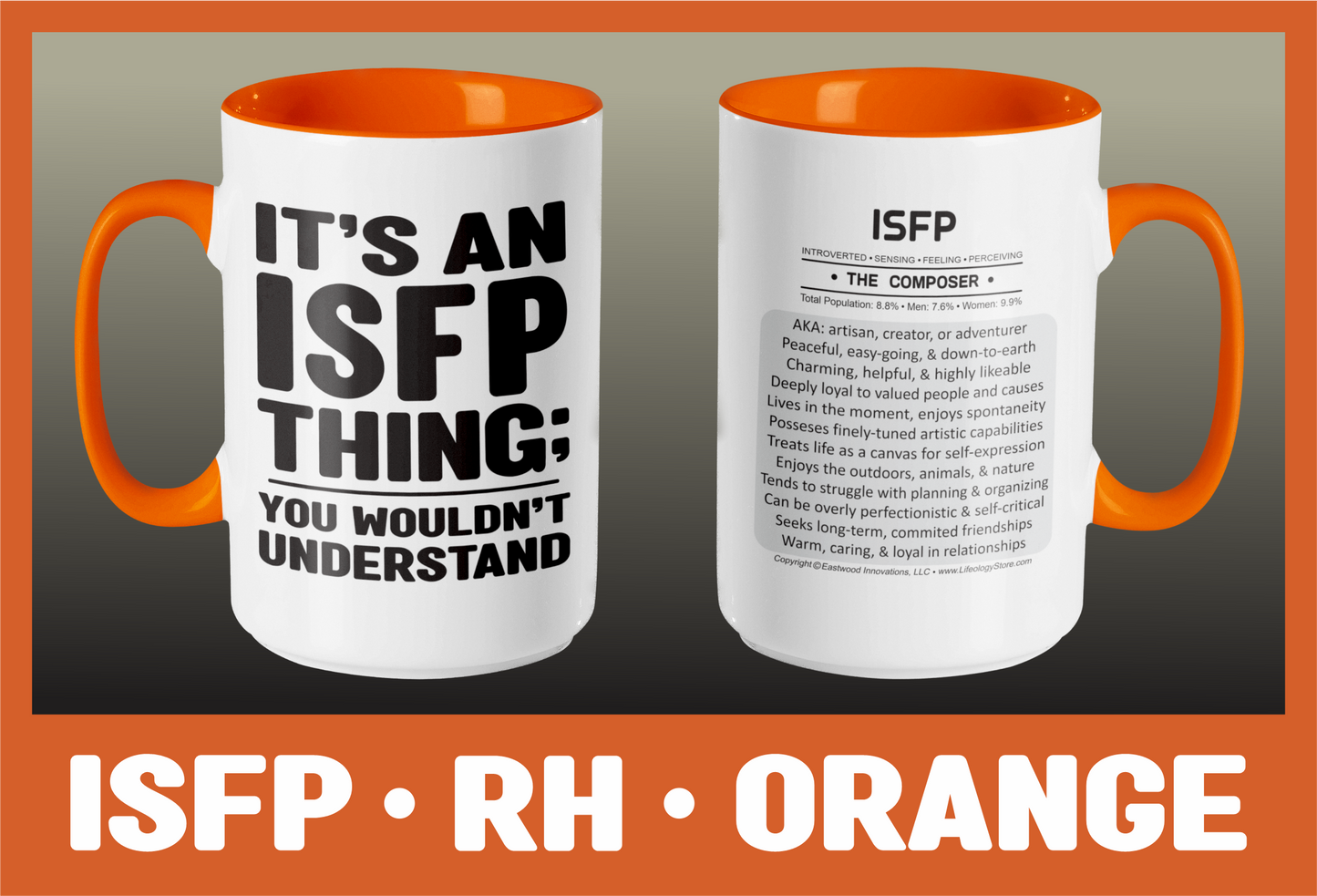 Typology Mug • ISFP • RH