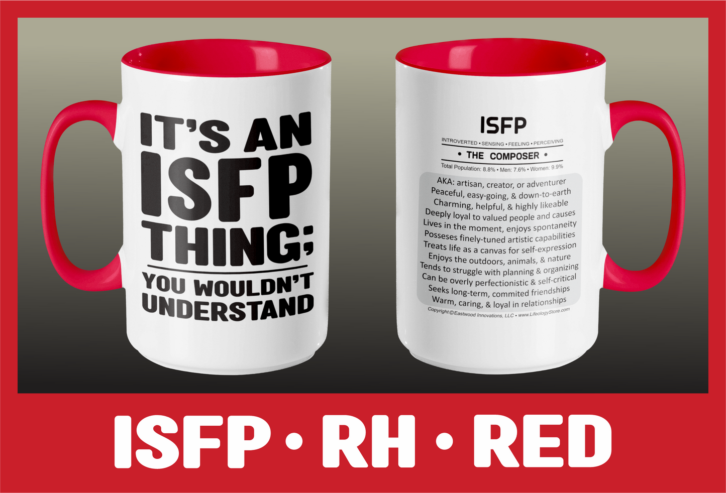 Typology Mug • ISFP • RH