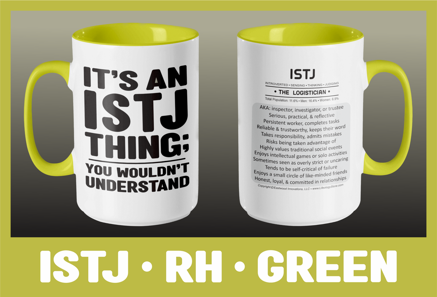 Typology Mug • ISTJ • RH