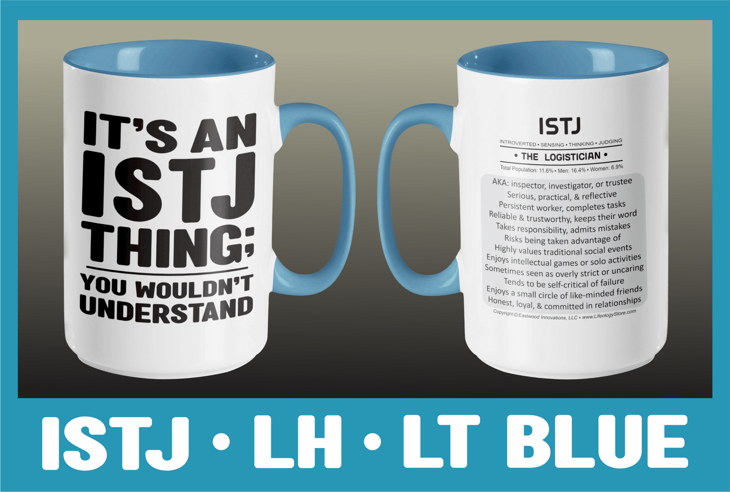 Typology Mug • ISTJ • LH