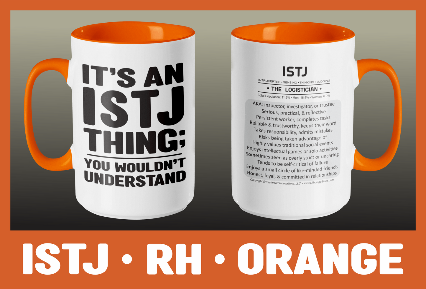 Typology Mug • ISTJ • RH