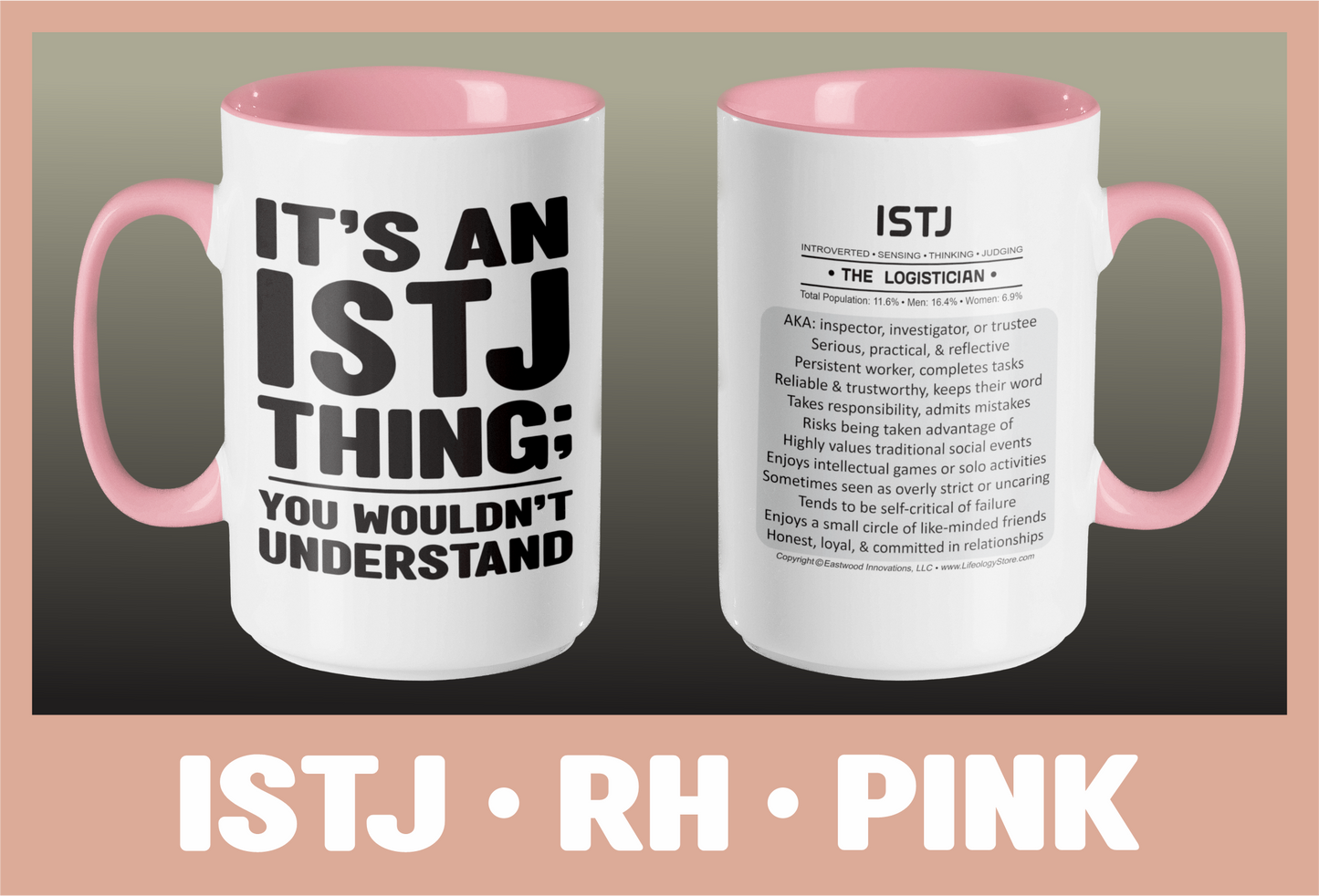 Typology Mug • ISTJ • RH