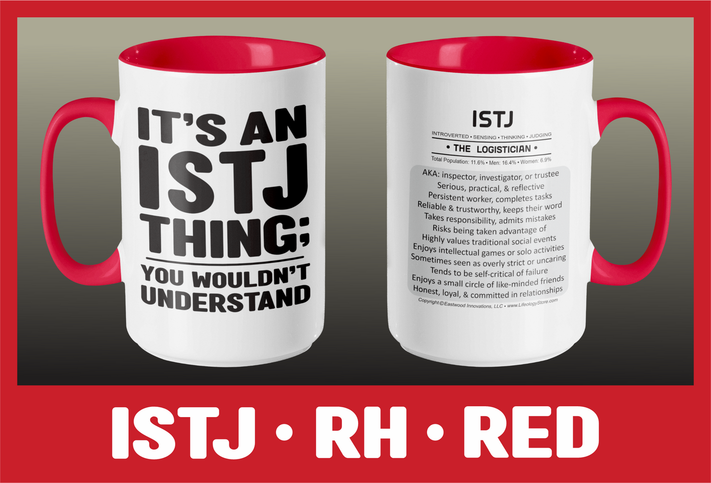 Typology Mug • ISTJ • RH